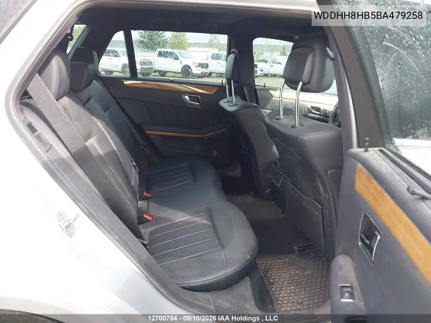 2011 MERCEDES E-KLASSE VIN WDDHH8HB5BA479258 — фото 8