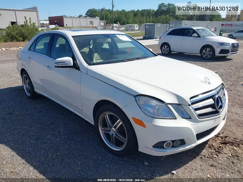 MERCEDES E-KLASSE 2011, VIN WDDHF8HB6BA301283