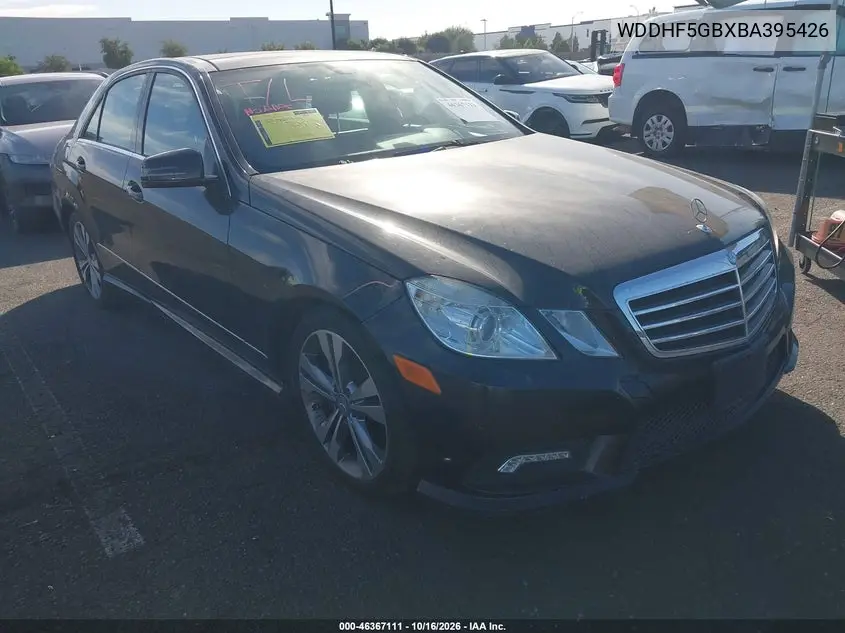 MERCEDES E-KLASSE 2011, VIN WDDHF5GBXBA395426