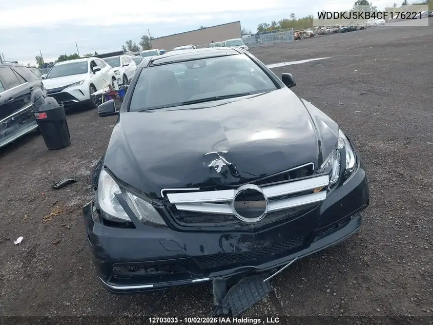 2012 MERCEDES E-KLASSE VIN WDDKJ5KB4CF176221 — фото 12