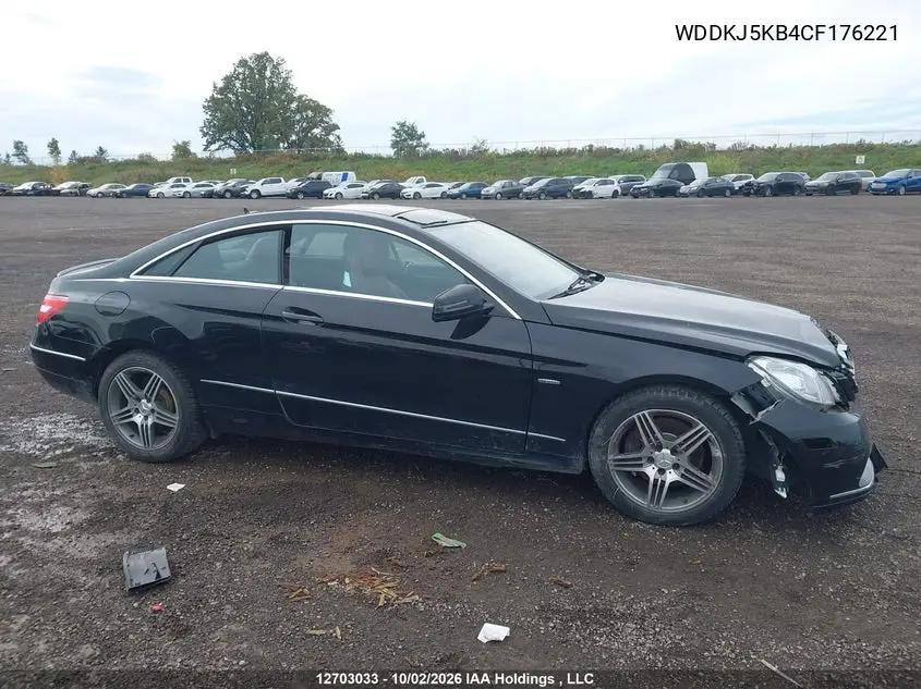 2012 MERCEDES E-KLASSE VIN WDDKJ5KB4CF176221 — фото 13
