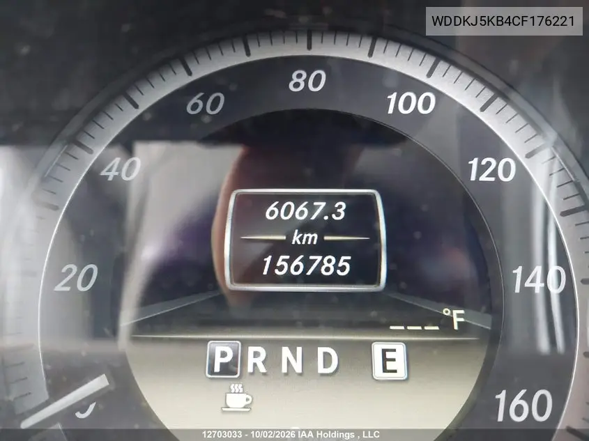 2012 MERCEDES E-KLASSE VIN WDDKJ5KB4CF176221 — фото 15