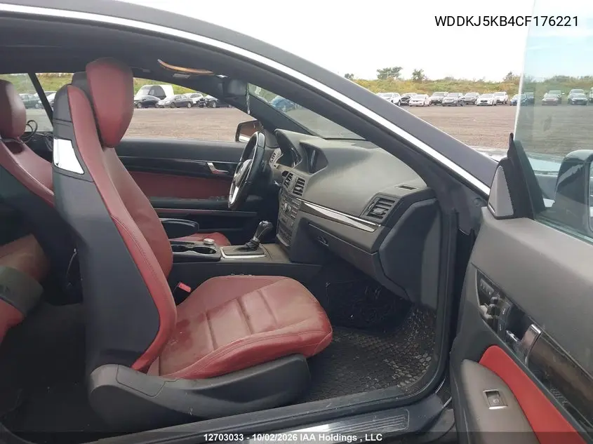 2012 MERCEDES E-KLASSE VIN WDDKJ5KB4CF176221 — фото 5