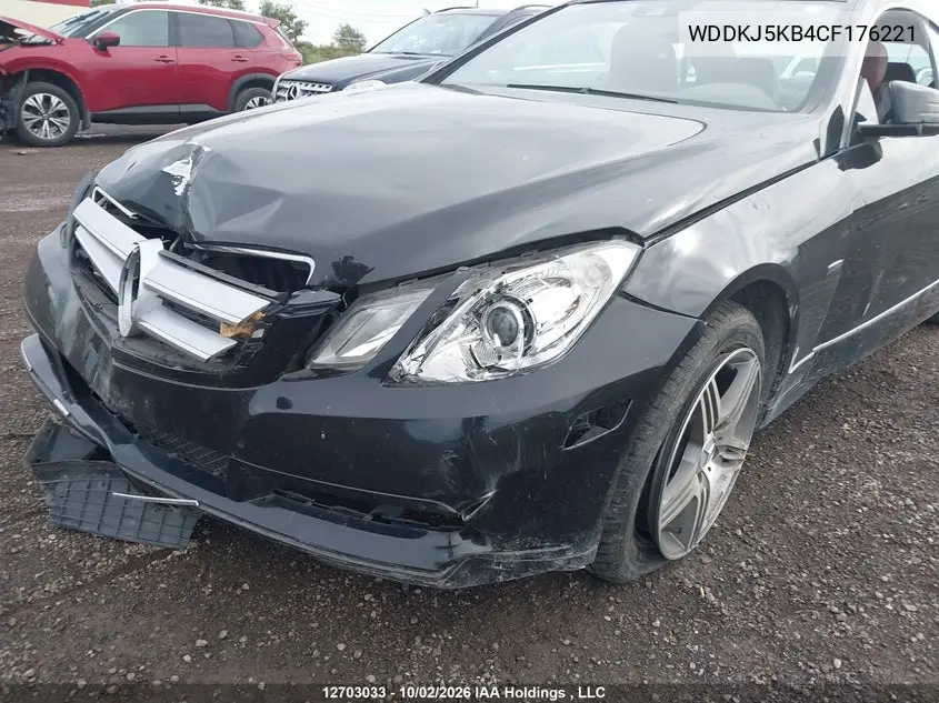 2012 MERCEDES E-KLASSE VIN WDDKJ5KB4CF176221 — фото 6