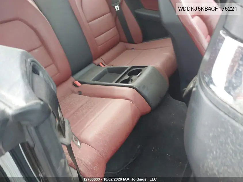 2012 MERCEDES E-KLASSE VIN WDDKJ5KB4CF176221 — фото 8