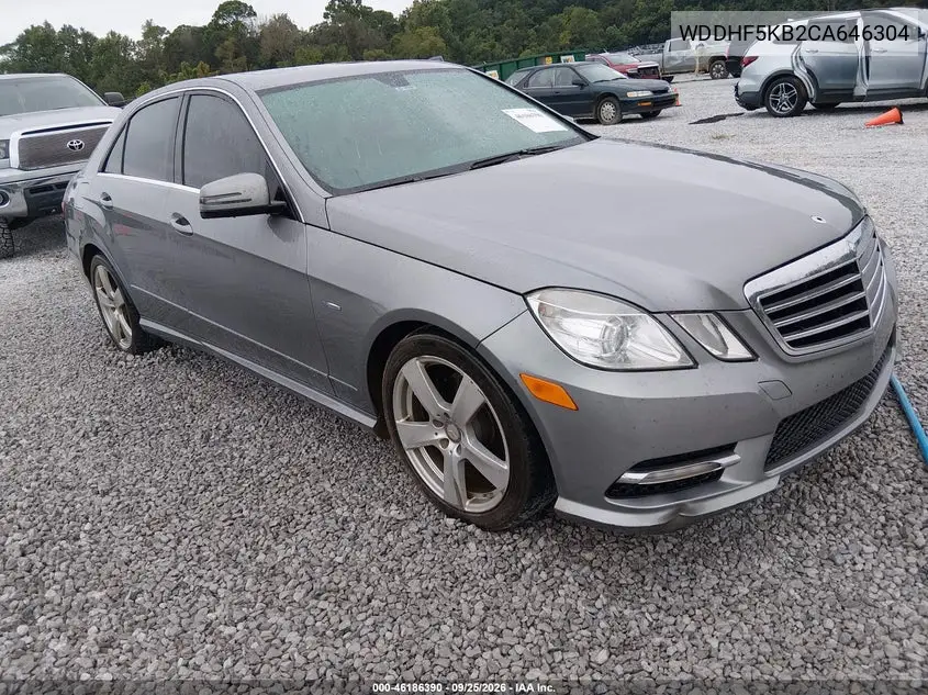 MERCEDES E-KLASSE 2012, VIN WDDHF5KB2CA646304