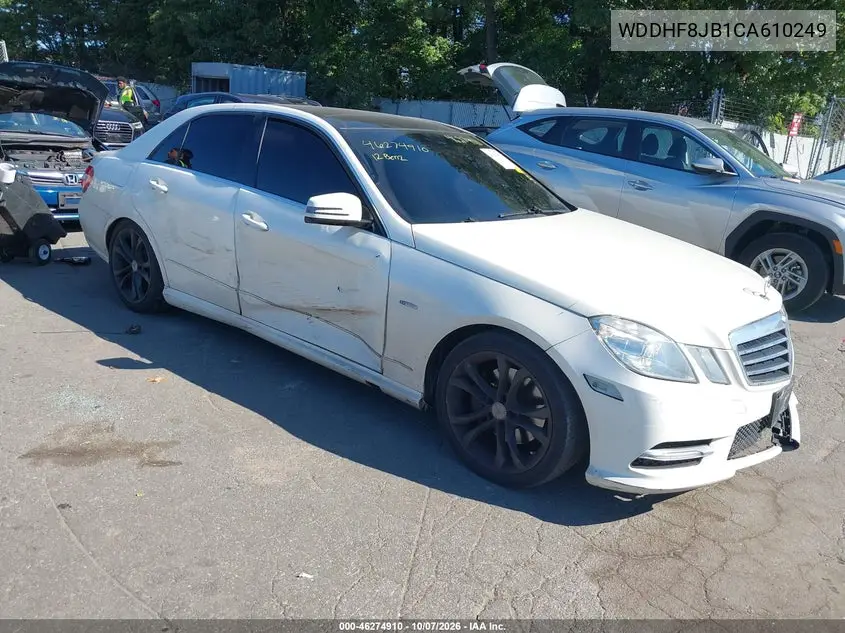 MERCEDES E-KLASSE 2012, VIN WDDHF8JB1CA610249
