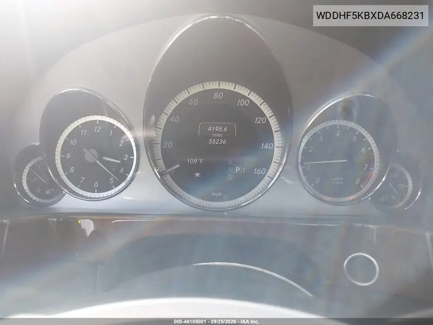 2013 MERCEDES E-KLASSE VIN WDDHF5KBXDA668231 — фото 7