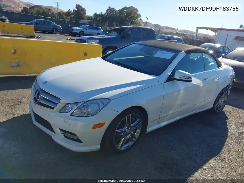 2013 MERCEDES E-KLASSE VIN WDDKK7DF9DF183756 — фото 2