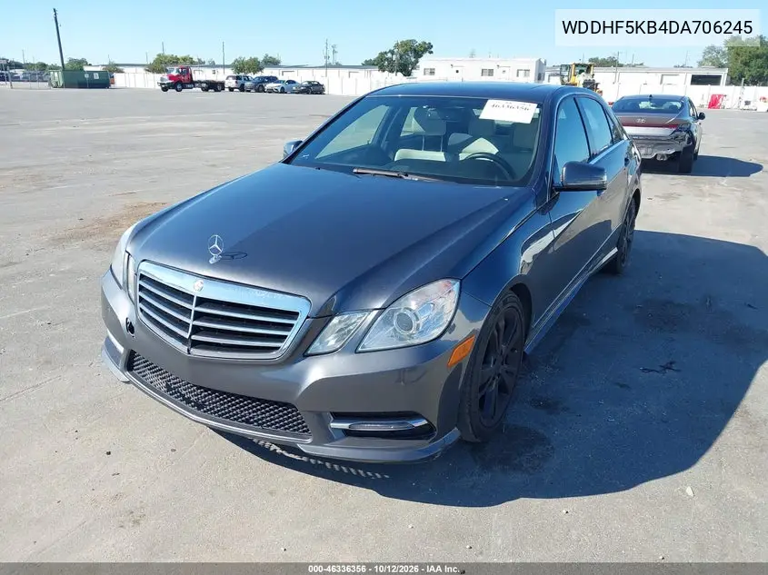 2013 MERCEDES E-KLASSE VIN WDDHF5KB4DA706245 — фото 2
