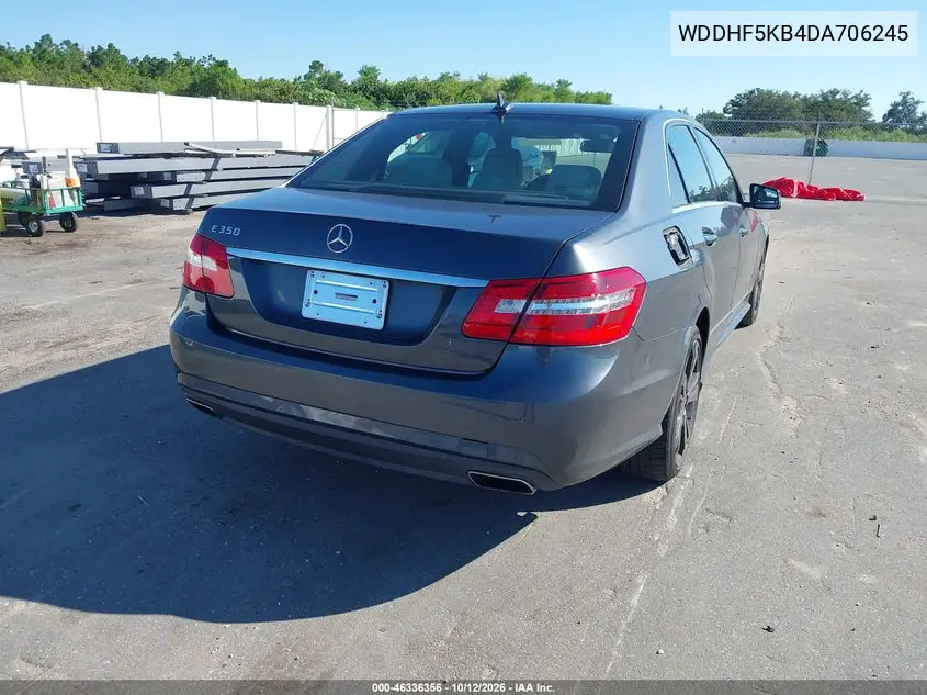 2013 MERCEDES E-KLASSE VIN WDDHF5KB4DA706245 — фото 4