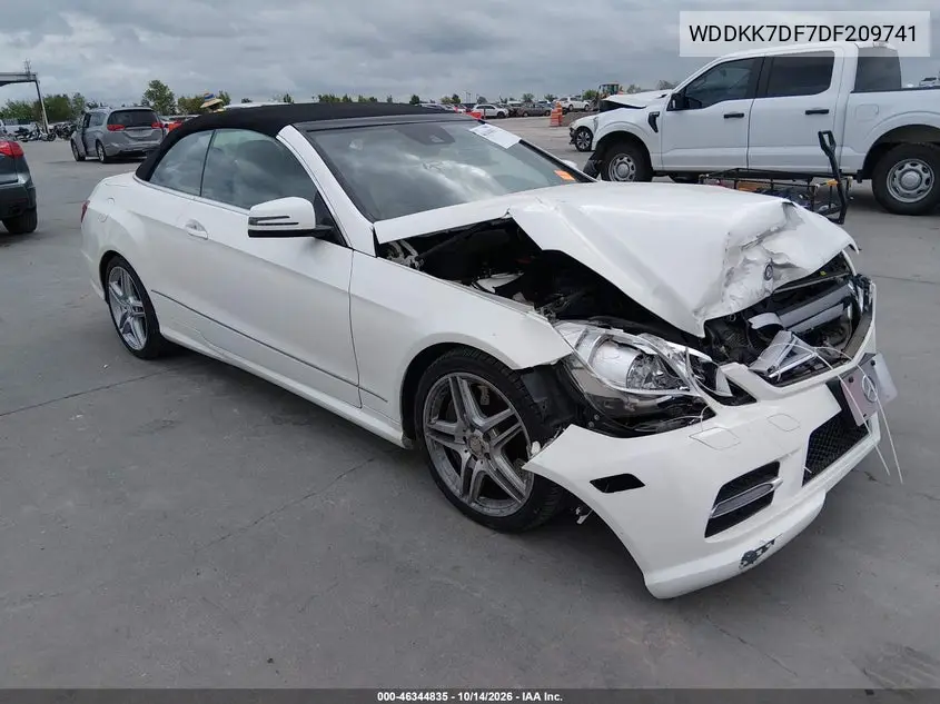 MERCEDES E-KLASSE 2013, VIN WDDKK7DF7DF209741