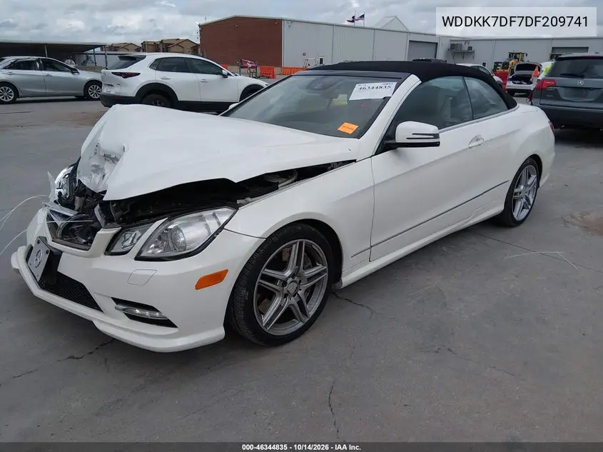 2013 MERCEDES E-KLASSE VIN WDDKK7DF7DF209741 — фото 2