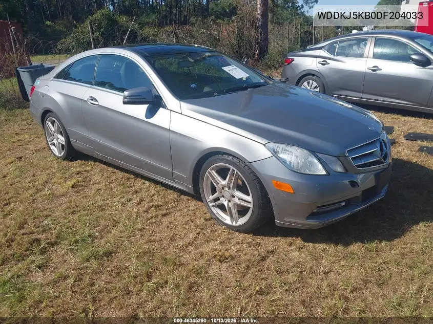 MERCEDES E-KLASSE 2013, VIN WDDKJ5KB0DF204033