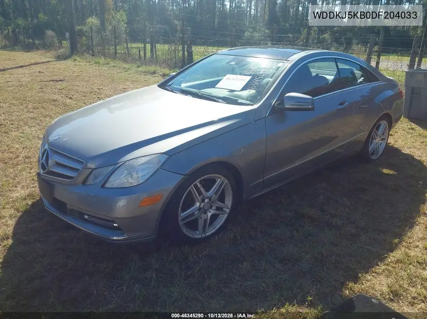 2013 MERCEDES E-KLASSE VIN WDDKJ5KB0DF204033 — фото 2