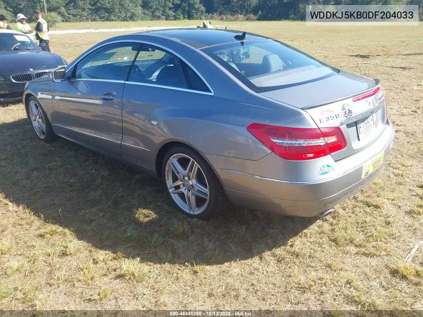 2013 MERCEDES E-KLASSE VIN WDDKJ5KB0DF204033 — фото 3