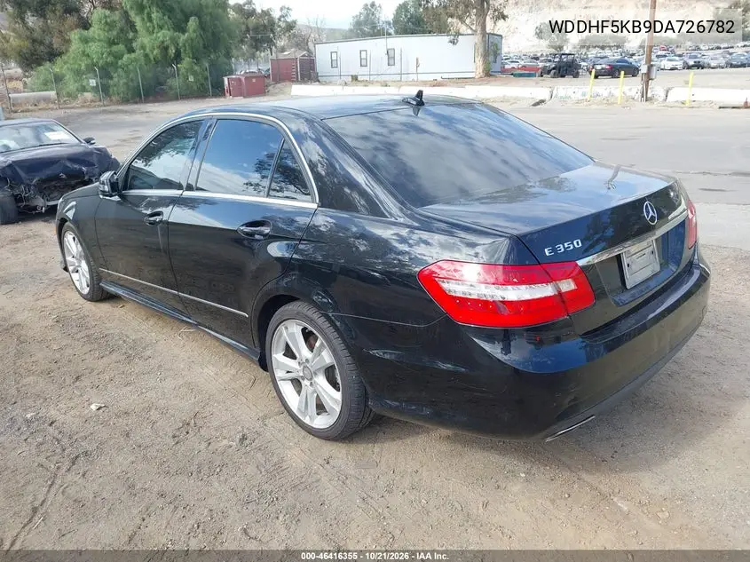 2013 MERCEDES E-KLASSE VIN WDDHF5KB9DA726782 — фото 3