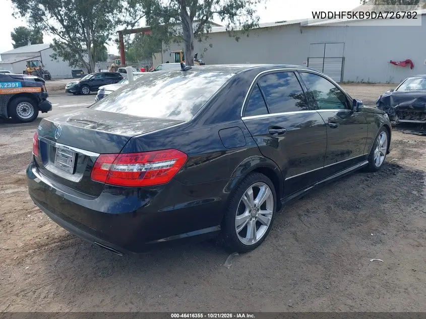 2013 MERCEDES E-KLASSE VIN WDDHF5KB9DA726782 — фото 4