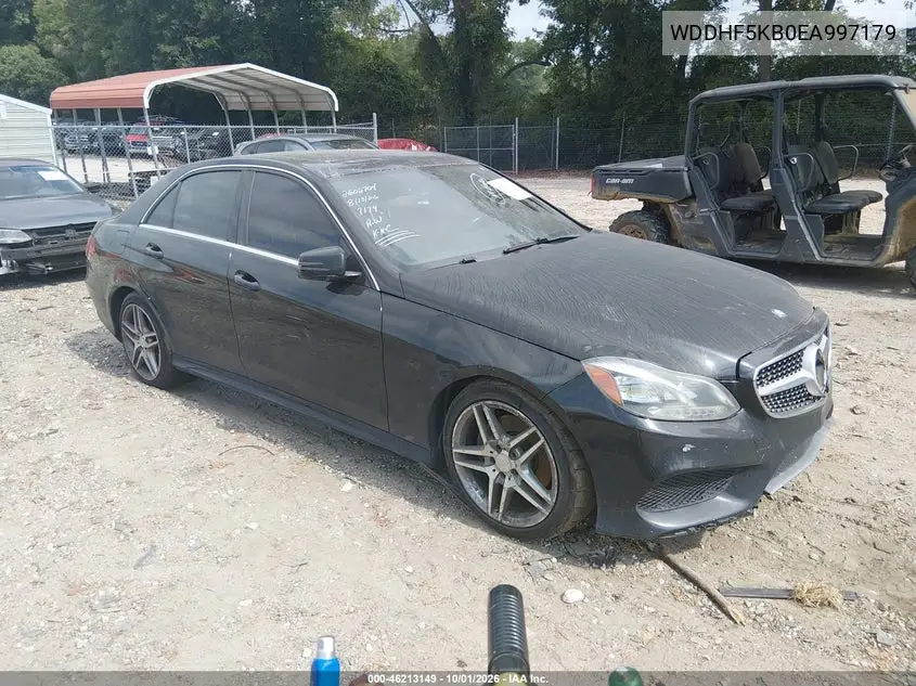 MERCEDES E-KLASSE 2014, VIN WDDHF5KB0EA997179