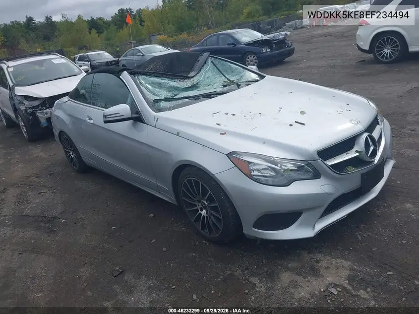 MERCEDES E-KLASSE 2014, VIN WDDKK5KF8EF234494