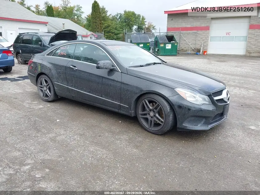 MERCEDES E-KLASSE 2014, VIN WDDKJ8JB9EF251260