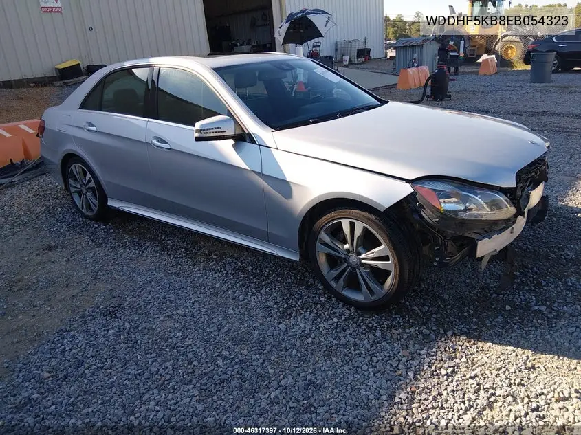 MERCEDES E-KLASSE 2014, VIN WDDHF5KB8EB054323