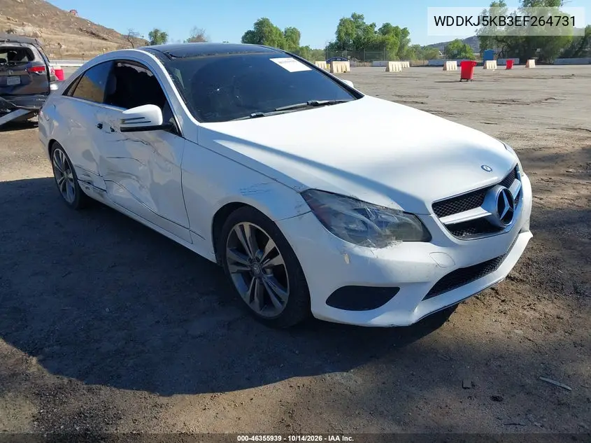MERCEDES E-KLASSE 2014, VIN WDDKJ5KB3EF264731