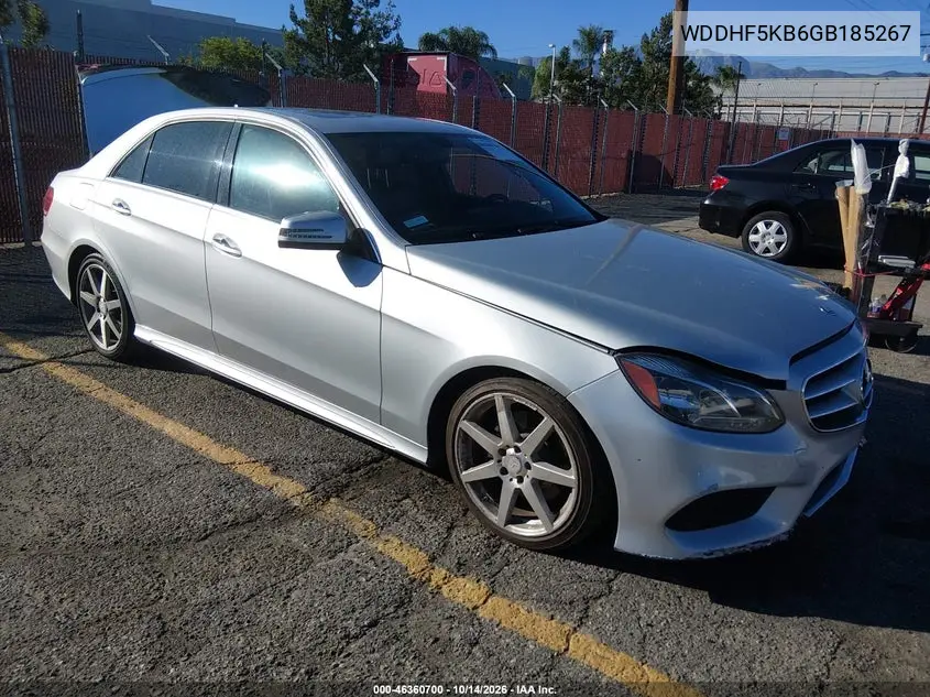 MERCEDES E-KLASSE 2016, VIN WDDHF5KB6GB185267