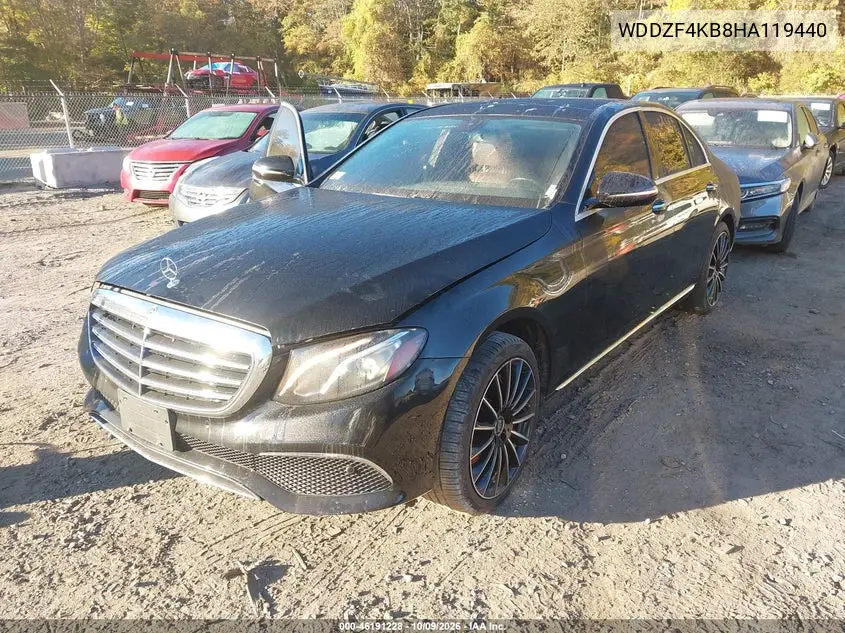 2017 MERCEDES E-KLASSE VIN WDDZF4KB8HA119440 — фото 2