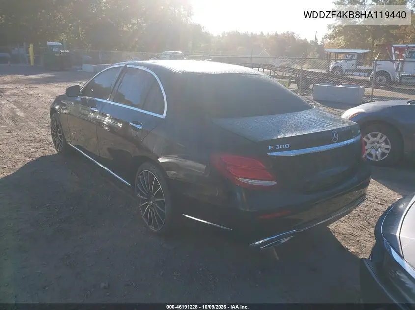 2017 MERCEDES E-KLASSE VIN WDDZF4KB8HA119440 — фото 3