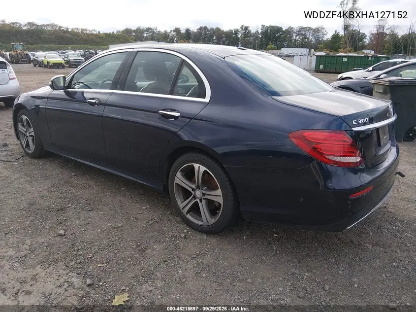 2017 MERCEDES E-KLASSE VIN WDDZF4KBXHA127152 — фото 3