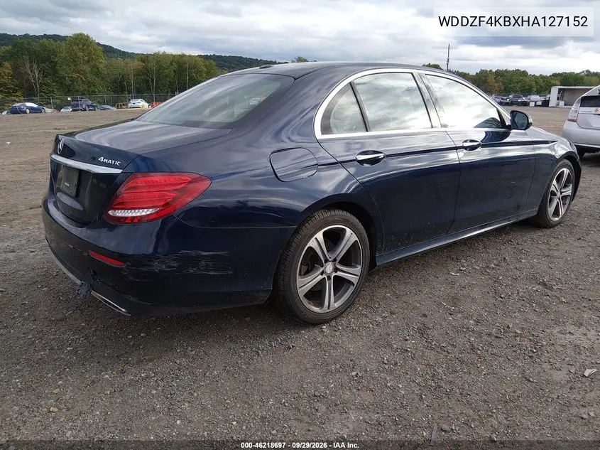 2017 MERCEDES E-KLASSE VIN WDDZF4KBXHA127152 — фото 4