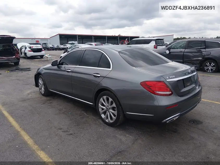 2017 MERCEDES E-KLASSE VIN WDDZF4JBXHA236891 — фото 3