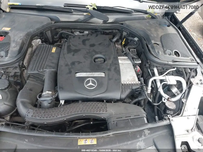 2017 MERCEDES E-KLASSE VIN WDDZF4KB9HA017080 — фото 10