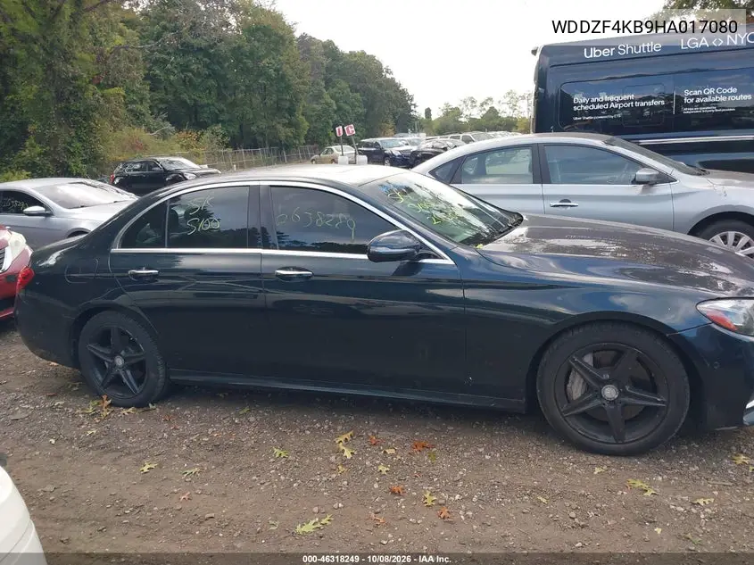 2017 MERCEDES E-KLASSE VIN WDDZF4KB9HA017080 — фото 12