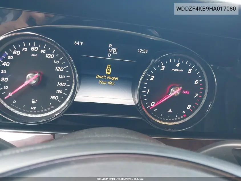 2017 MERCEDES E-KLASSE VIN WDDZF4KB9HA017080 — фото 14