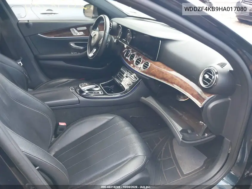 2017 MERCEDES E-KLASSE VIN WDDZF4KB9HA017080 — фото 5