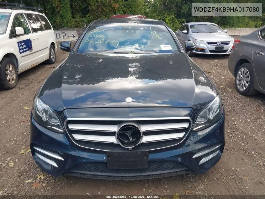 2017 MERCEDES E-KLASSE VIN WDDZF4KB9HA017080 — фото 6