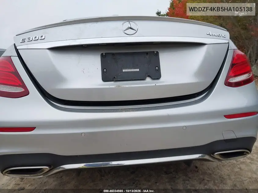 2017 MERCEDES E-KLASSE VIN WDDZF4KB5HA105138 — фото 13
