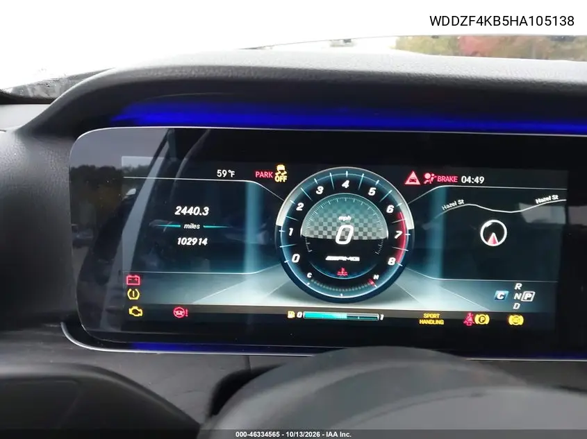 2017 MERCEDES E-KLASSE VIN WDDZF4KB5HA105138 — фото 7