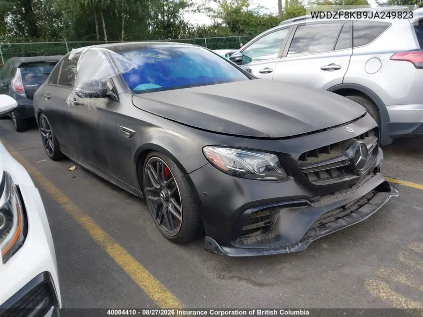 MERCEDES E-KLASSE 2018, VIN WDDZF8KB9JA249823