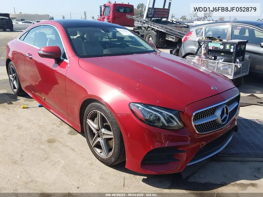 MERCEDES E-KLASSE 2018, VIN WDD1J6FB8JF052879