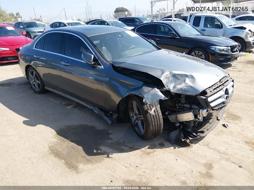 MERCEDES E-KLASSE 2018, VIN WDDZF4JB1JAT68265