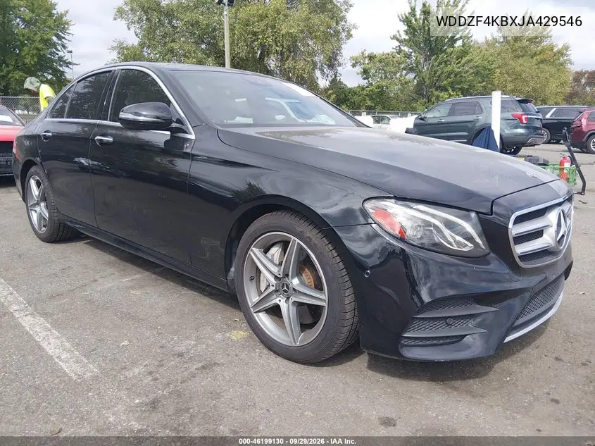 MERCEDES E-KLASSE 2018, VIN WDDZF4KBXJA429546