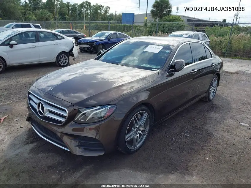 2018 MERCEDES E-KLASSE VIN WDDZF4JB4JA351038 — фото 2