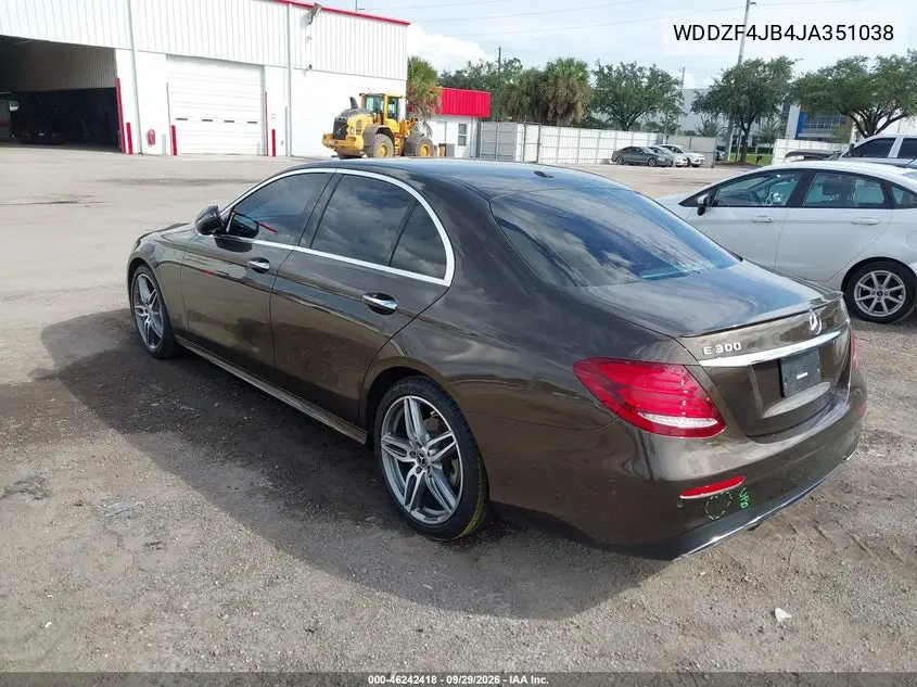 2018 MERCEDES E-KLASSE VIN WDDZF4JB4JA351038 — фото 3