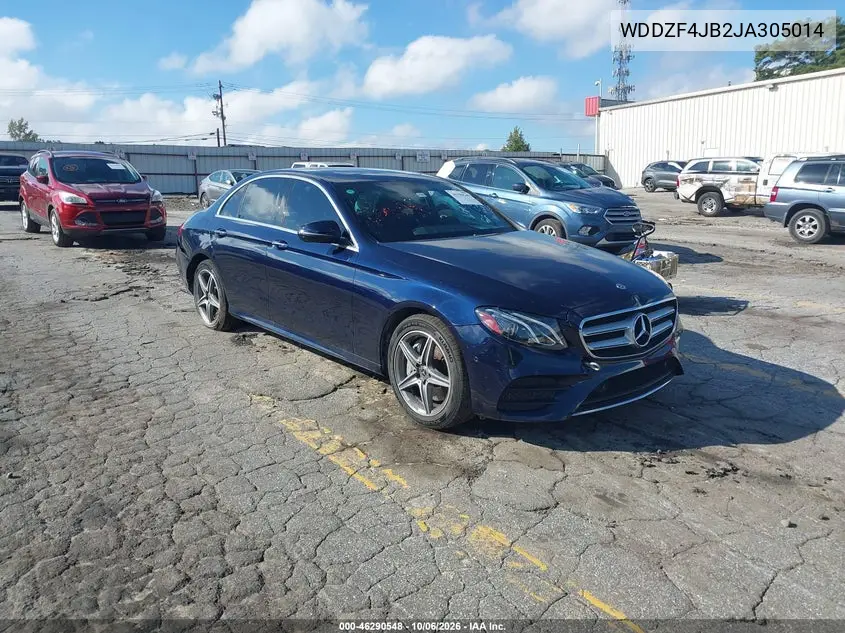 MERCEDES E-KLASSE 2018, VIN WDDZF4JB2JA305014
