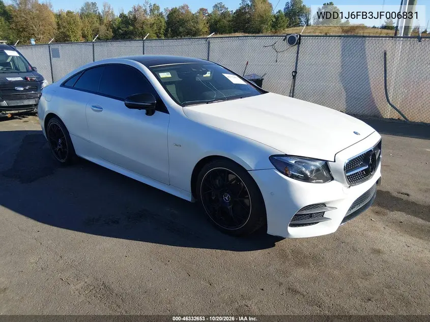 MERCEDES E-KLASSE 2018, VIN WDD1J6FB3JF006831