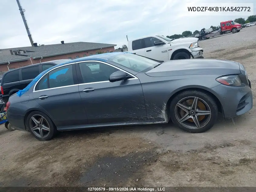 2019 MERCEDES E-KLASSE VIN WDDZF4KB1KA542772 — фото 13