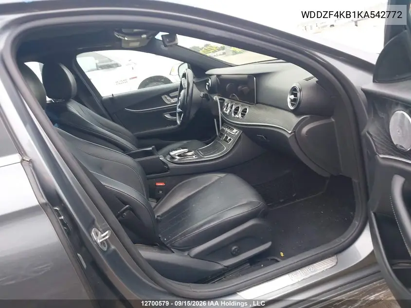 2019 MERCEDES E-KLASSE VIN WDDZF4KB1KA542772 — фото 5